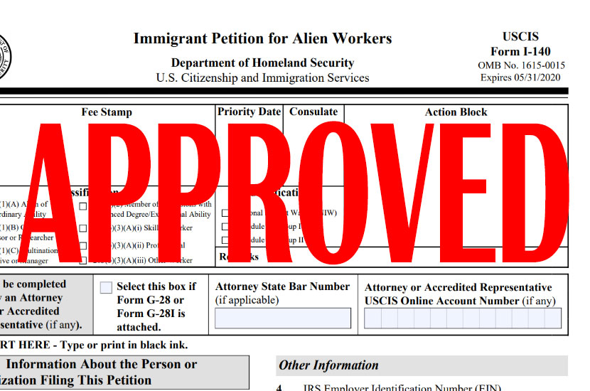 EB-2 Visas: I-140 Approved