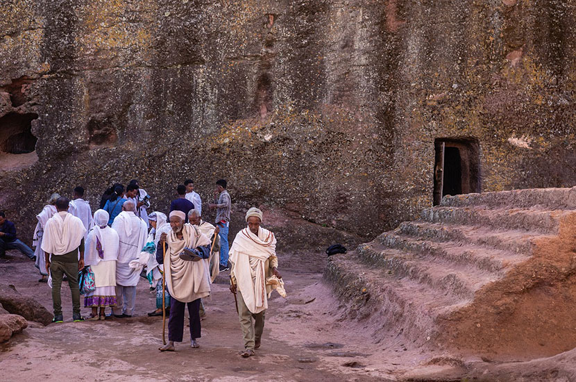 Religious worker outside the Church