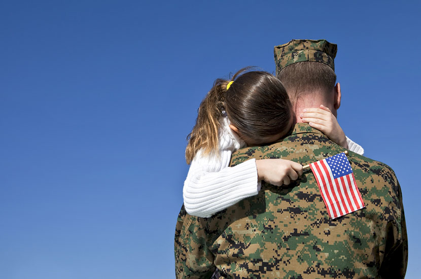 Military Father and Daughter Reunited