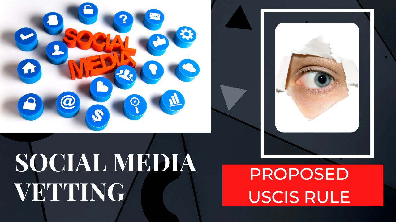uscis proposed rule requiring disclosure of social media handles