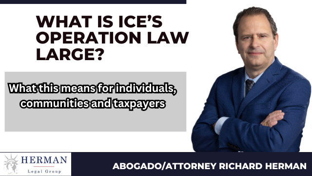 ICE Operation at at large